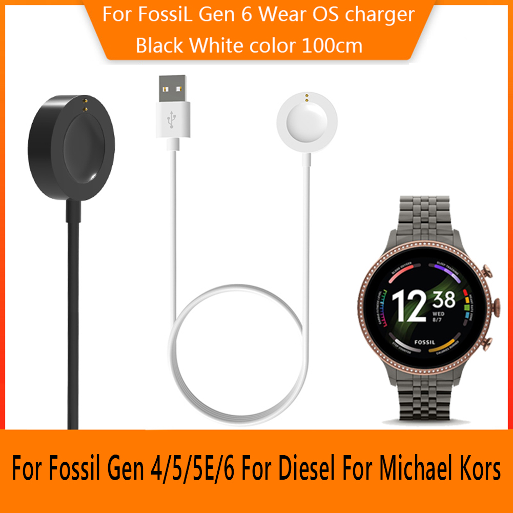Diesel Watches Smartwatch - สายชาร์จสมาร์ทวอทช์สำหรับนาฬิกา Fossil Gen6/Gen5/Gen4/Venture/Explorer/Diesel Sport แบบแม่เหล็ก