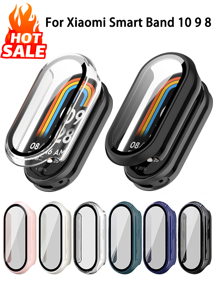 Smartwatch Watches Girls - กระจกนิรภัย + PCสําหรับXiaomi Mi Band 10