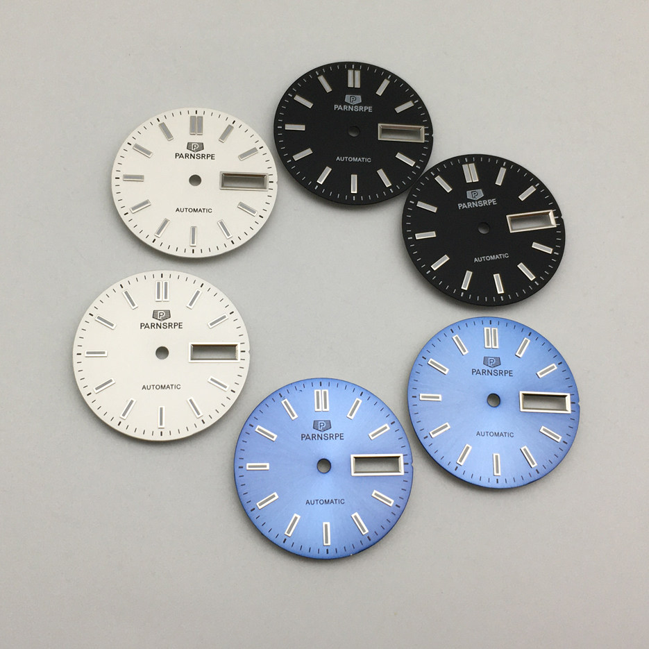 Luminous Dial Face - หน้าปัดนาฬิกาเรืองแสงขนาด 28.5 มม. แบบปรับแต่งเองสำหรับกลไก NH36 ใช้ได้กับการปรับแต่งนาฬิกา