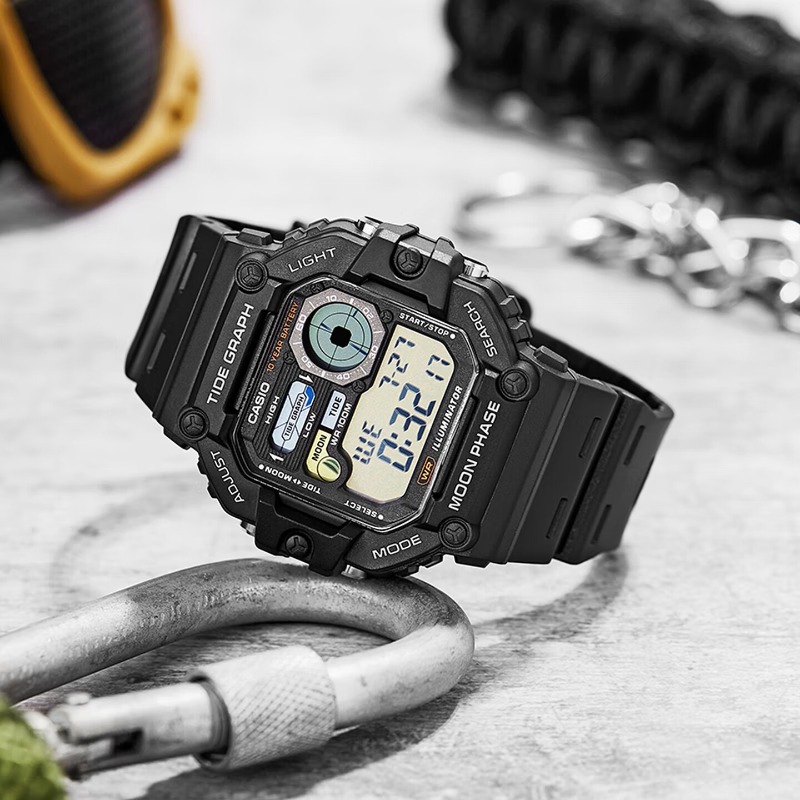 Vintage Digital Watch - นาฬิกาดิจิตอล Casio WS-1700H ซีรีส์ ตัวเรือนเรซิ่นทนทานขนาด 49