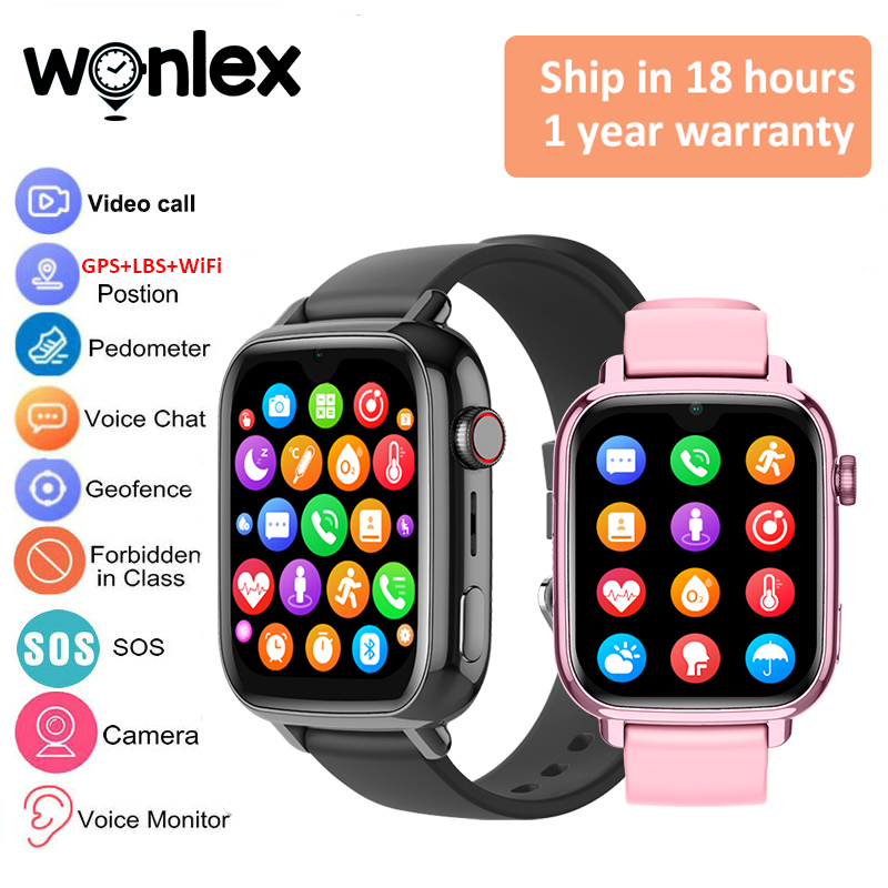 Smartwatch Watches For Kids With Gps - Wonlex KT34 เด็กสมาร์ทนาฬิกา 4G WiFi Video