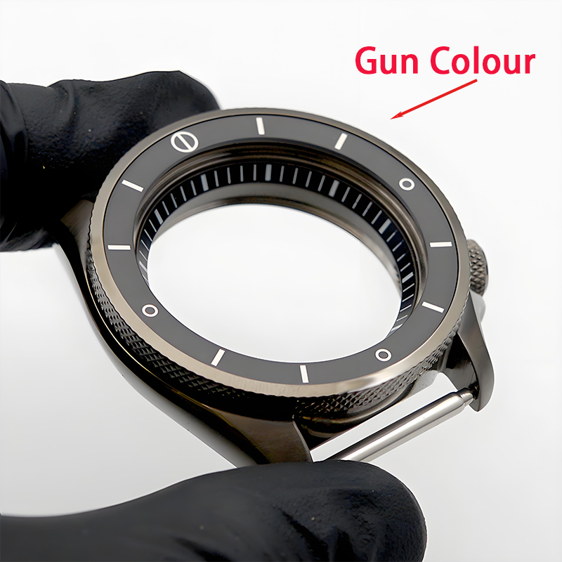 Vintage Digital Watch - ตัวเรือนนาฬิกาผู้ชาย SKX007 SKX009 สี Gun Color
