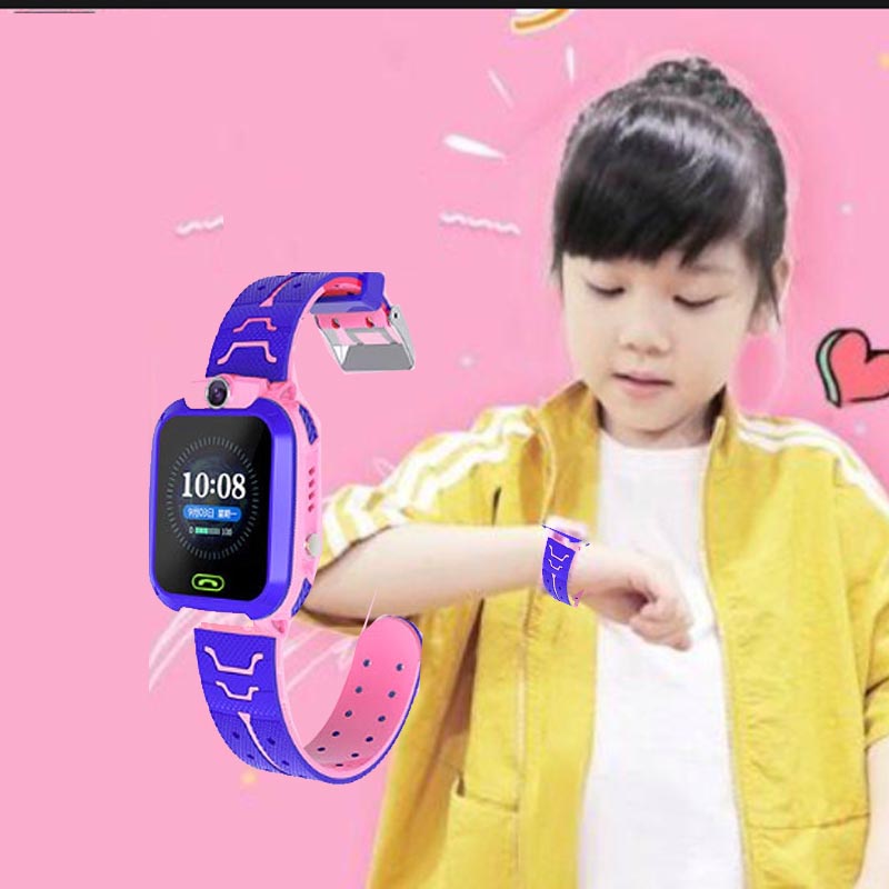 Smartwatch Watches Useful Gift For Boys - Q12 สมาร์ทวอทช์สำหรับเด็ก กันน้ำ รองรับการระบุตำแหน่ง LBS มาตรฐาน