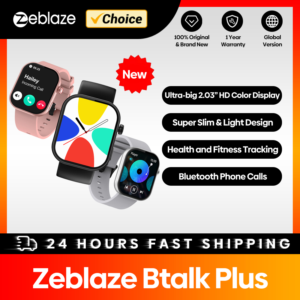 Hybrid Smartwatch - ใหม่ Zeblaze Btalk Plus โทรด้วยเสียง Smartwatch