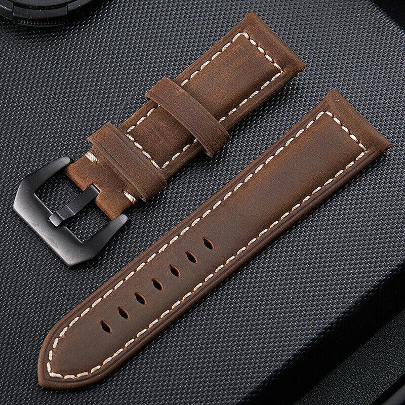 Diesel Watches Smartwatch - สร้อยข้อมือหนังสำหรับดีเซล DZ7406 DZ7408 DZ4476 DZ4343 สายนาฬิกาสีน้ำตาล