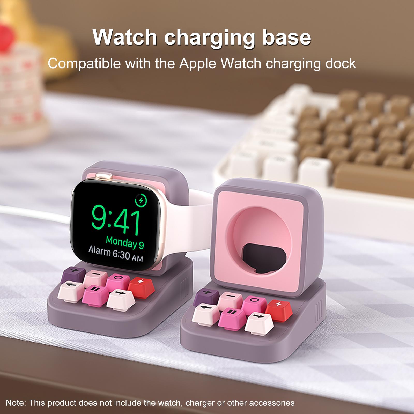 Smartwatch Apple Watch - XDcase สำหรับ Apple Watch แท่นชาร์จสมาร์ทวอทช์ดีไซน์เครื่องพิมพ์ดีด