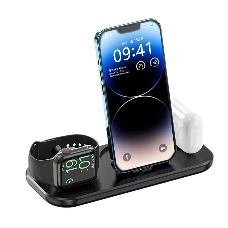 Watch Xs8 - แท่นชาร์จไร้สายแบบพับได้ 3 in 1 สำหรับ iPhone