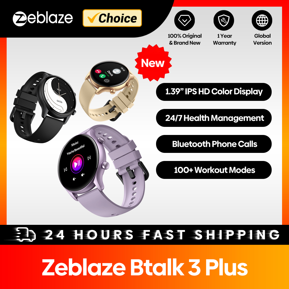 Hybrid Smartwatch - ใหม่ Zeblaze Btalk 3 Plus โทรด้วยเสียงสมาร์ทวอท์ช