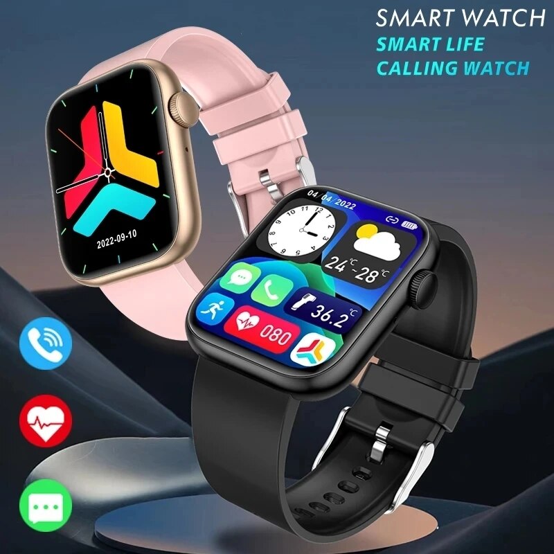 Smartwatch Ladies Watches For Women - Lige สมาร์ทวอทช์โทรได้บลูทูธผู้หญิงผู้ชายนาฬิกาออกกำลังกายเล่นกีฬาตรวจวัดอุณหภูมิร่างกายของผู้หญิงกันน้ำสมาร์ทวอท์ชสุภาพสตรี