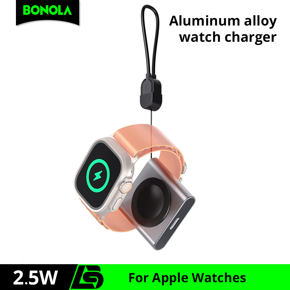 Smartwatch Apple Watch - โบโนลาเครื่องชาร์จไร้สายแบบแม่เหล็กสำหรับแอปเปิ้ลวอทช์ 11/อัลตร้า/10/9/8/7/6 แท่นชาร์จเร็วสายเคเบิลประเภทซีสำหรับไอวอทช์ 5/4/3