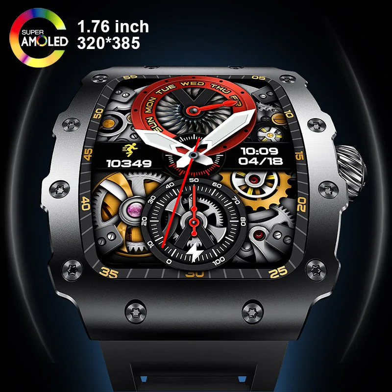 Hybrid Smartwatch - นาฬิกาอัจฉริยะรุ่นใหม่ หน้าจอ AMOLED 1.76 นิ้ว หน้าปัดแบบไดนามิก