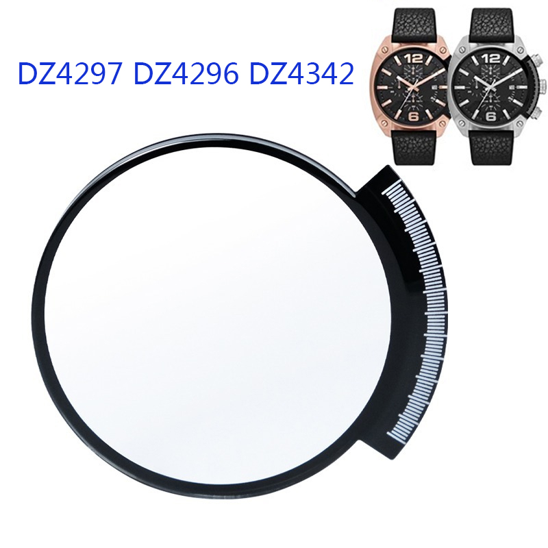 Diesel Watches Smartwatch - เลนส์แร่สำหรับนาฬิกาดีเซลกระจก DZ4297 DZ4296 DZ4342 DZ4375 DZ4341อะไหล่เปลี่ยนหน้ากาก