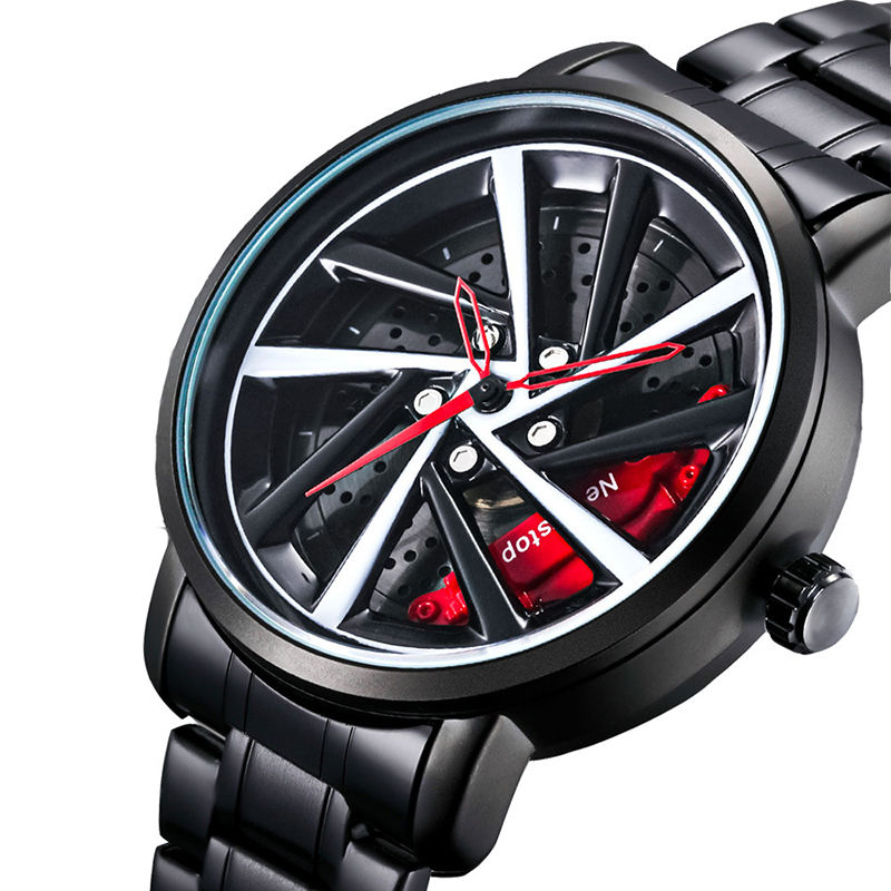 Smartwatch Trending Watches For Men - นาฬิกาข้อมือผู้ชาย UTHAI รุ่นแฟชั่น ดีไซน์วงล้อหมุนได้ กันน้ำ เหมาะสำหรับธุรกิจและพักผ่อน