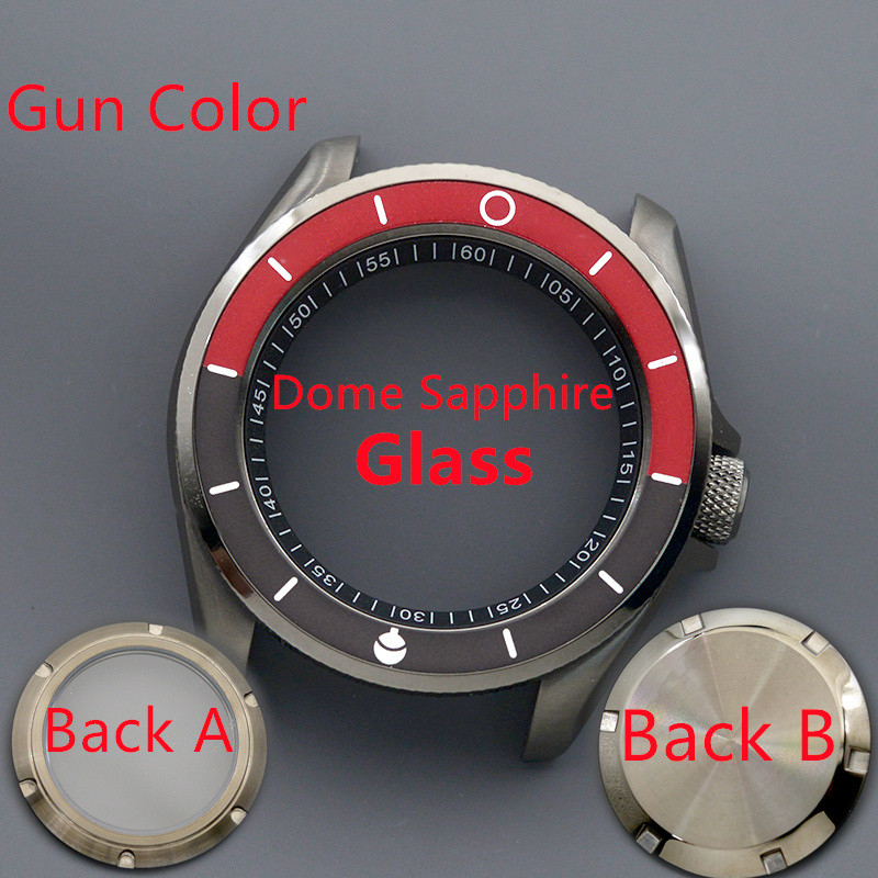 Vintage Digital Watch - สีปืน SKX007 SKX009 นาฬิกาผู้ชาย ตัวเรือนนาฬิกา ใช้ได้กับ