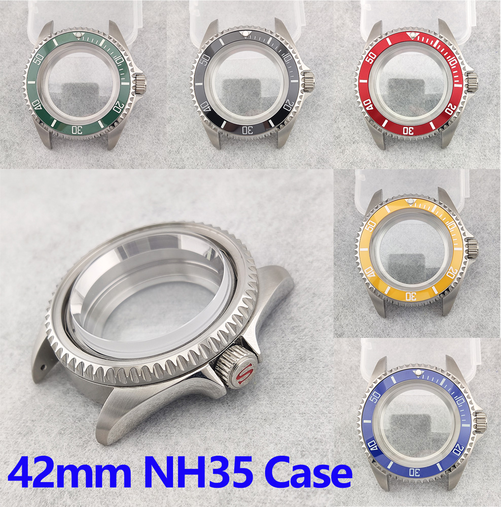 Vintage Digital Watch - ตัวเรือนนาฬิกา 42 มม. รุ่น NH35 ตัวเรือน