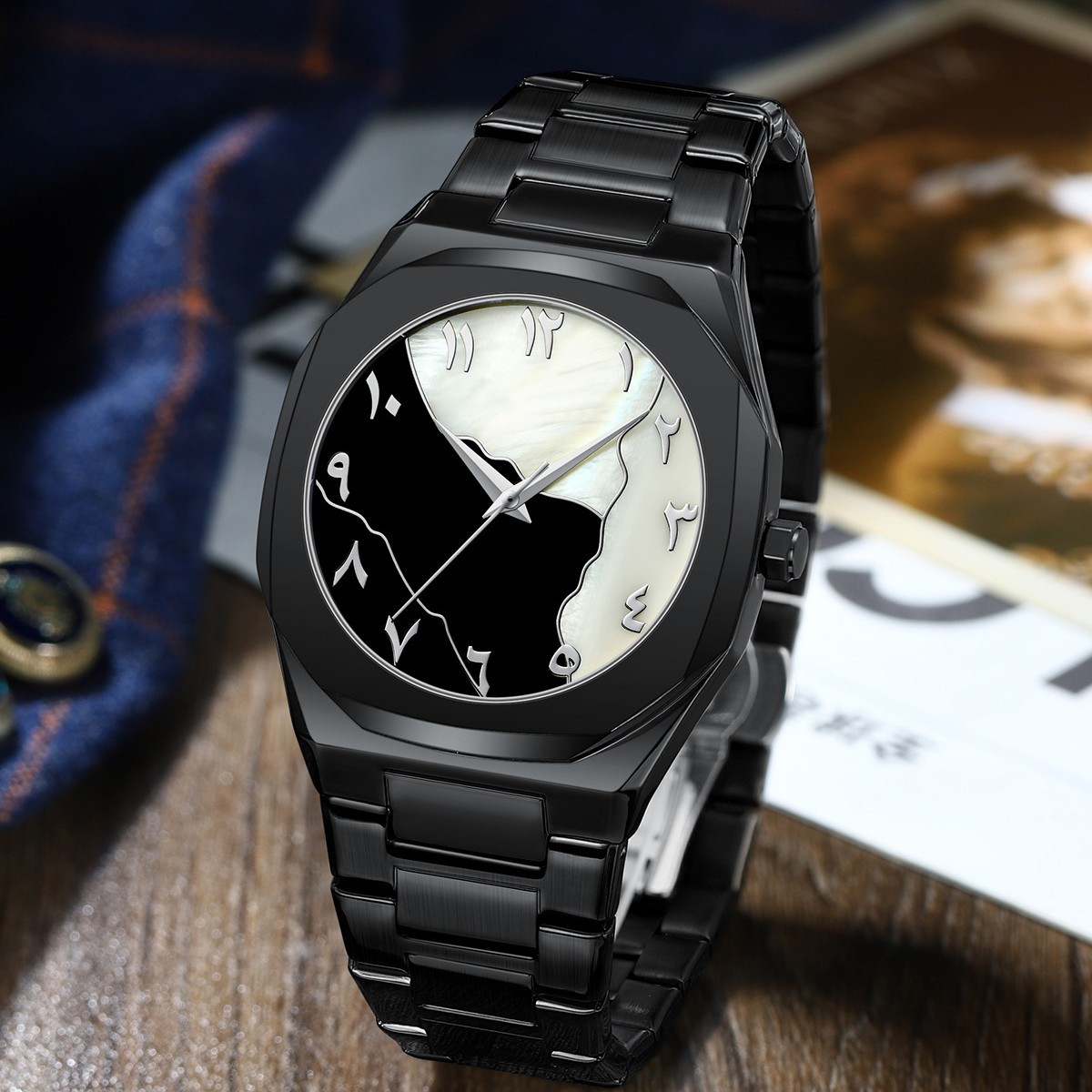 นาฬิกาผู้ชายเทรนด์ธุรกิจสายสแต - Smartwatch Trending Watches For Men บทวิจารณ์และราคา