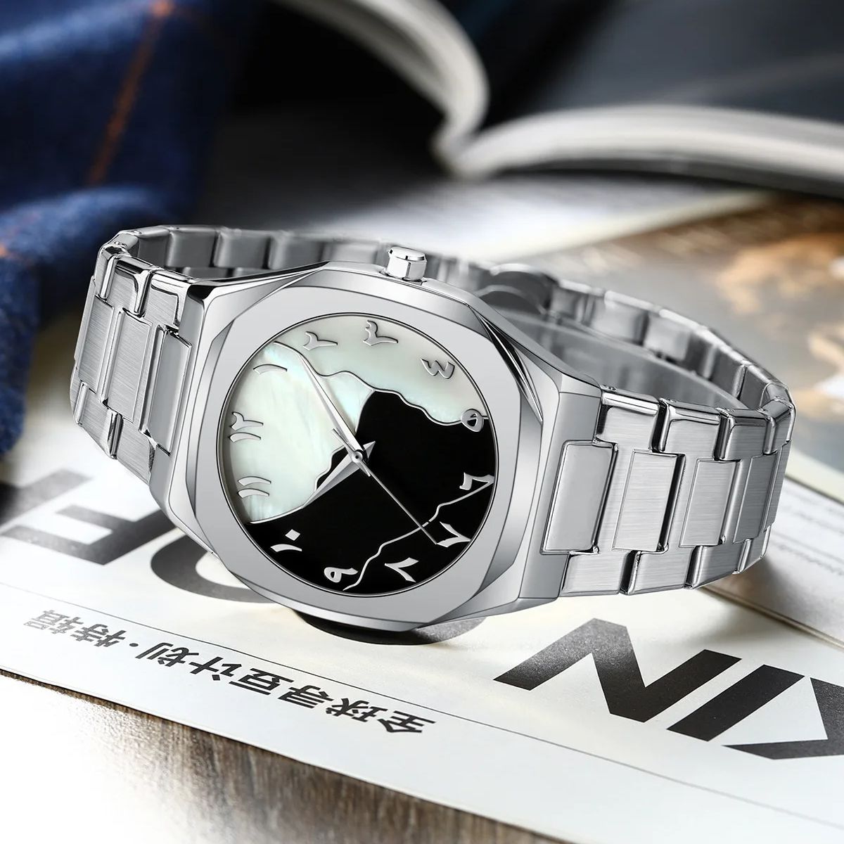 นาฬิกาผู้ชายเทรนด์ธุรกิจสายสแต - Smartwatch Trending Watches For Men บทวิจารณ์และราคา