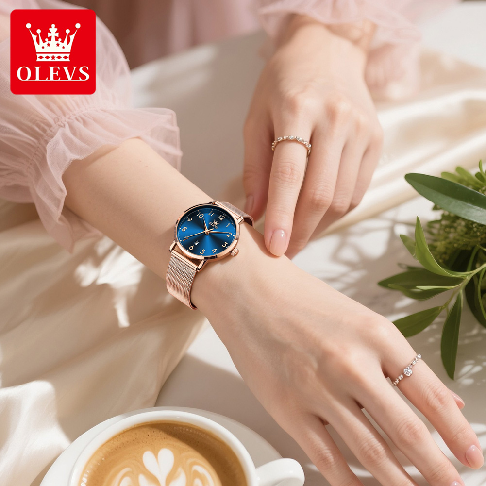 OLEVS 5653 นาฬิกาผู้หญิง Elega - Luxury Ceramic Watch บทวิจารณ์และราคา