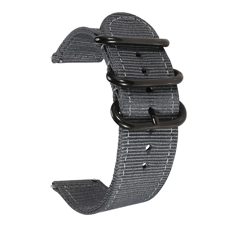 20 มม. 22 มม. สายนาฬิกาไนลอนแบ - Smartwatch Army Watches For Men บทวิจารณ์และราคา