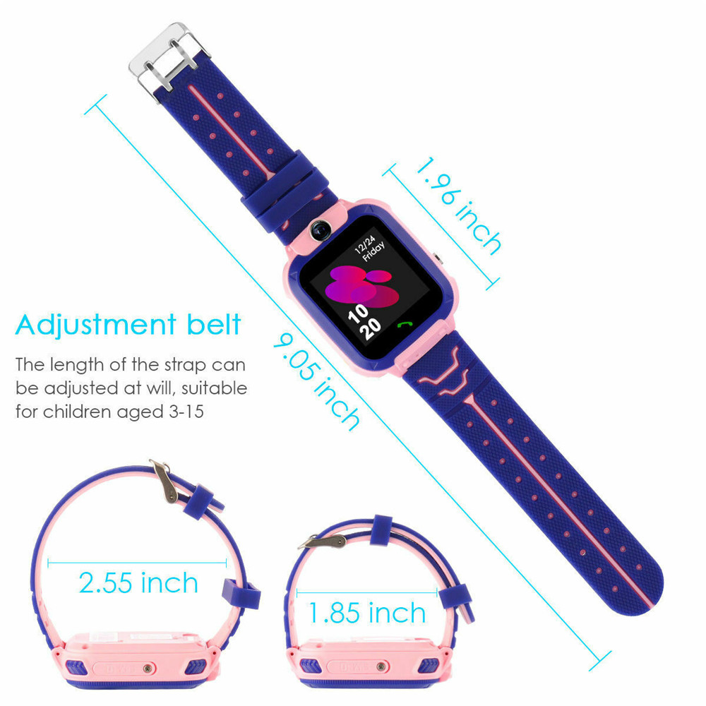 2G เด็กดูสมาร์ท SOS โทรตําแหน่ - Smartwatch Watches Girls บทวิจารณ์และราคา