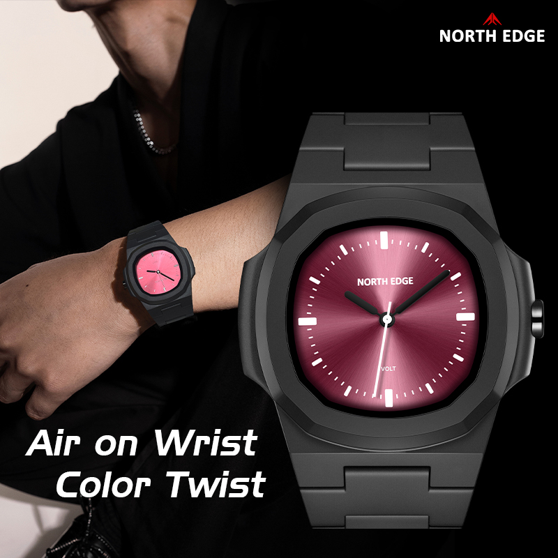 NORTH EDGE นาฬิกาสําหรับชายใหม - Waterproof Diving Watch บทวิจารณ์และราคา