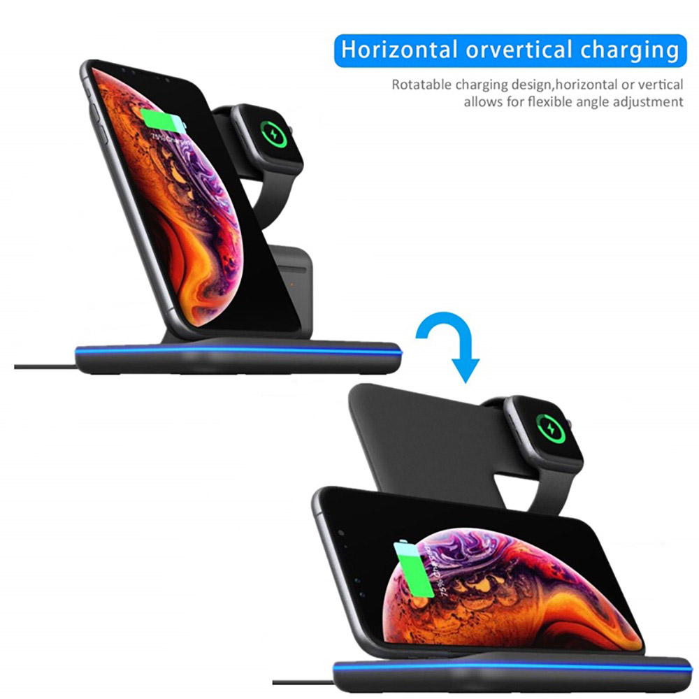 15W Fast Qi Wireless Charger ส - Watch Xs8 บทวิจารณ์และราคา