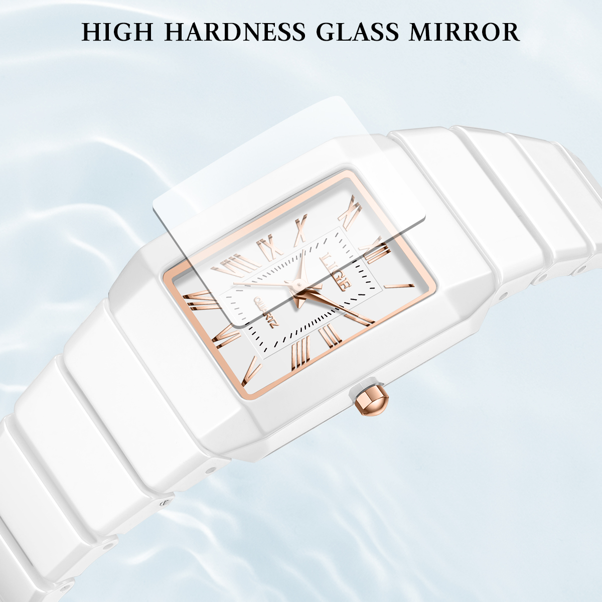 LIGE นาฬิกาผู้หญิงนาฬิกาข้อมือ - Luxury Ceramic Watch บทวิจารณ์และราคา