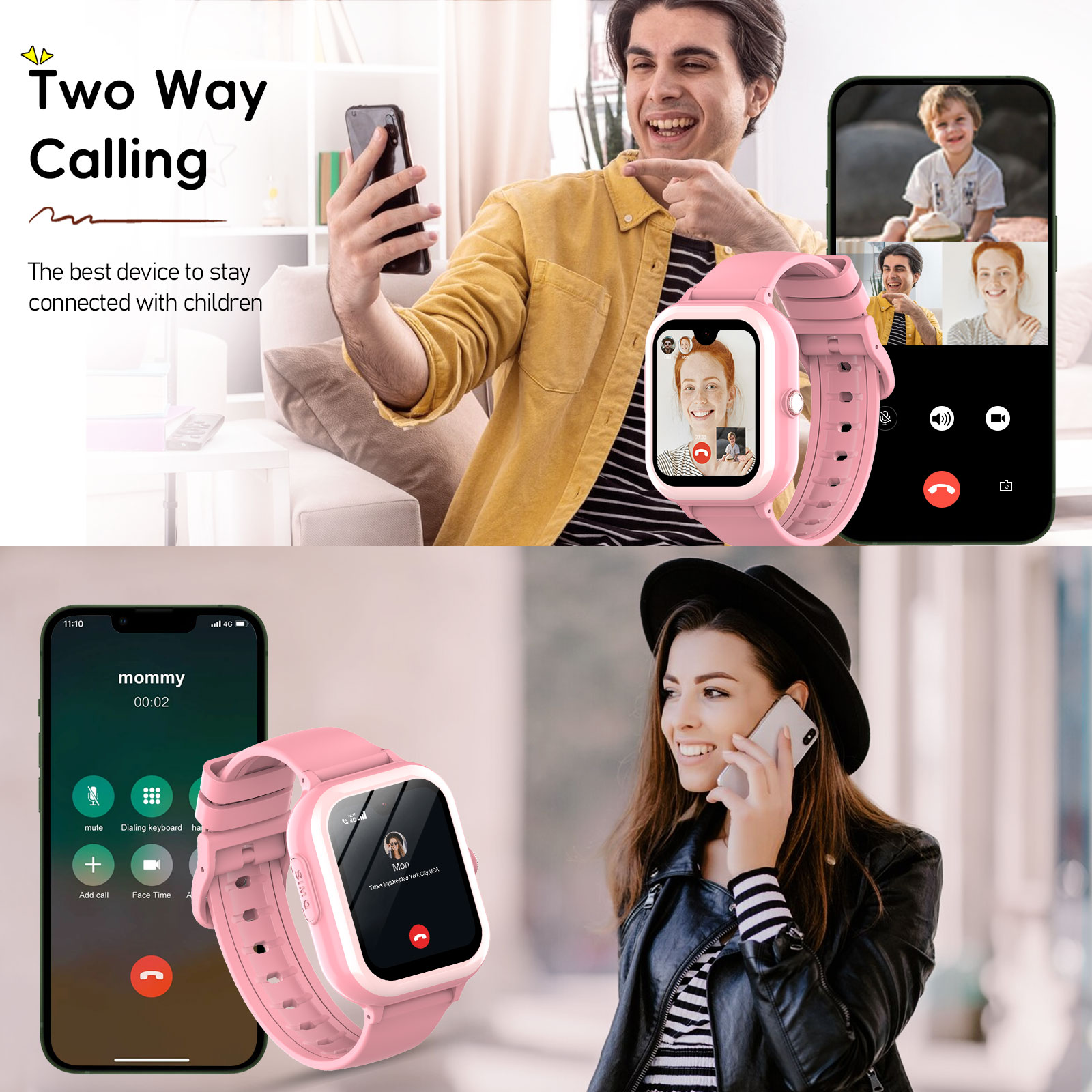 วอนเล็กซ์ KT31 สมาร์ทวอทช์สำหร - Smartwatch Watch Whatsapp บทวิจารณ์และราคา