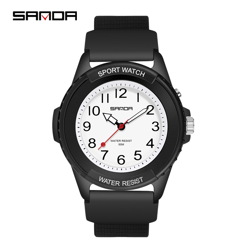 นาฬิกาข้อมือเด็ก SANDA 6018 รุ - Waterproof Diving Watch บทวิจารณ์และราคา