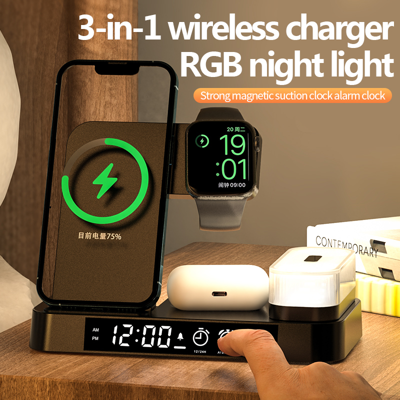 แท่นชาร์จไร้สาย 5 in 1 15W พร้ - Watch Xs8 บทวิจารณ์และราคา