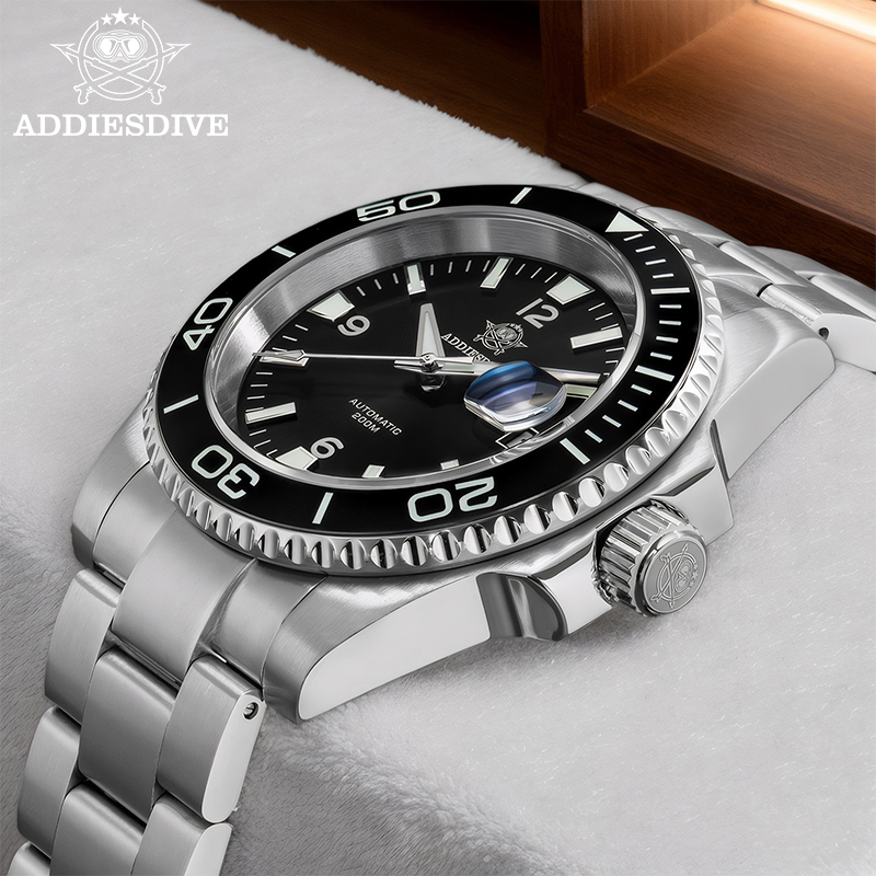 ADDIESDIVE ใหม่ดําน้ําของขวัญน - Waterproof Diving Watch บทวิจารณ์และราคา