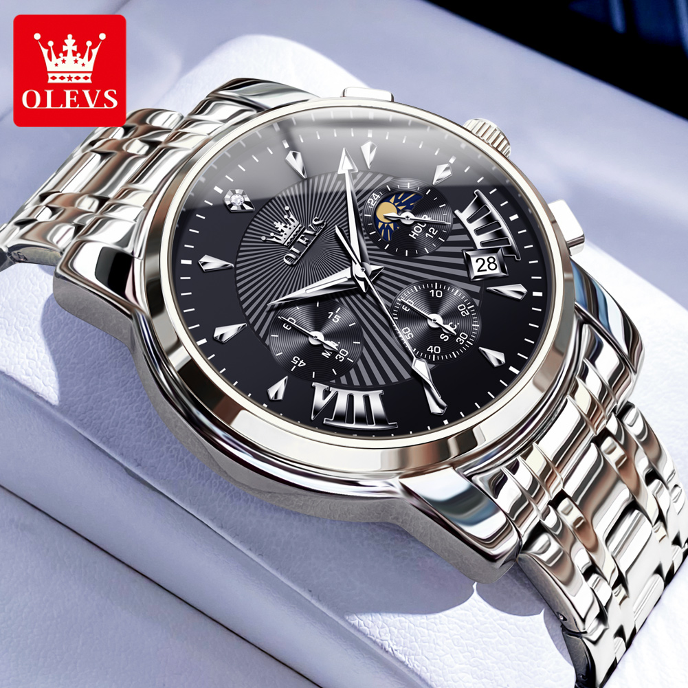 นาฬิกาข้อมือผู้ชาย OLEVS รุ่นใ - Smartwatch Trending Watches For Men บทวิจารณ์และราคา