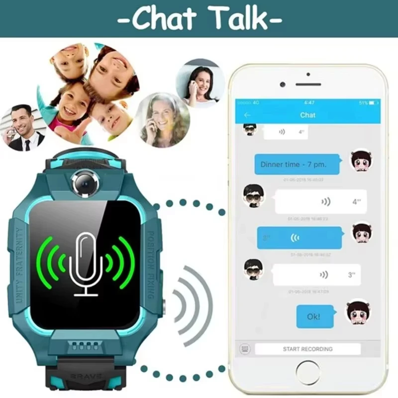เด็กใหม่นาฬิกาสมาร์ท SOS นาฬิก - Smartwatch Watches For Kids With Gps บทวิจารณ์และราคา