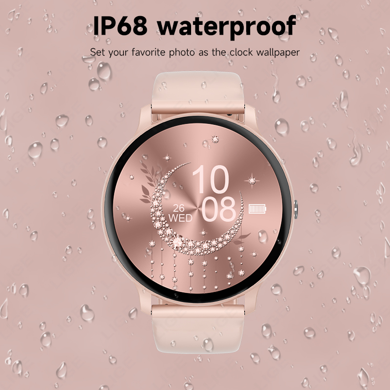 LIGE สมาร์ทวอท์ชผู้หญิงผู้ชายบ - Smartwatch Ladies Watches For Women บทวิจารณ์และราคา