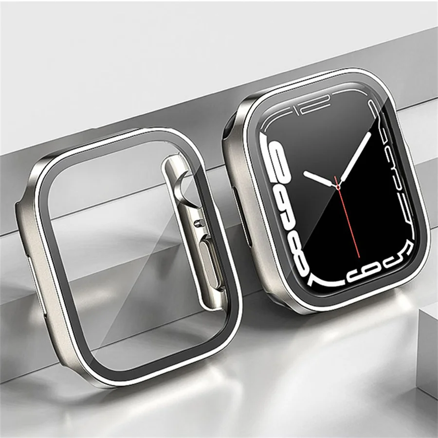 แก้ว + ฝาครอบสําหรับ Apple Wat - Smartwatch Watches Girls บทวิจารณ์และราคา