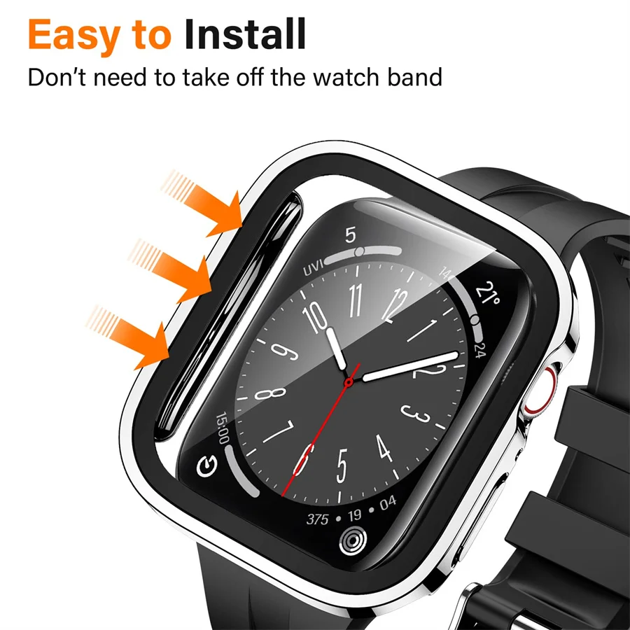 แก้ว + ฝาครอบสําหรับ Apple Wat - Smartwatch Watches Girls บทวิจารณ์และราคา