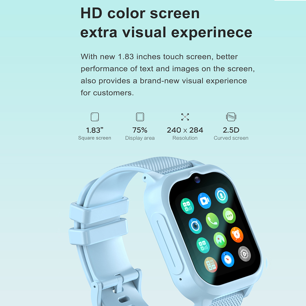 สมาร์ทวอท์ชเด็ก 4G GPS WIFI Vi - Smartwatch Watches For Kids With Gps บทวิจารณ์และราคา