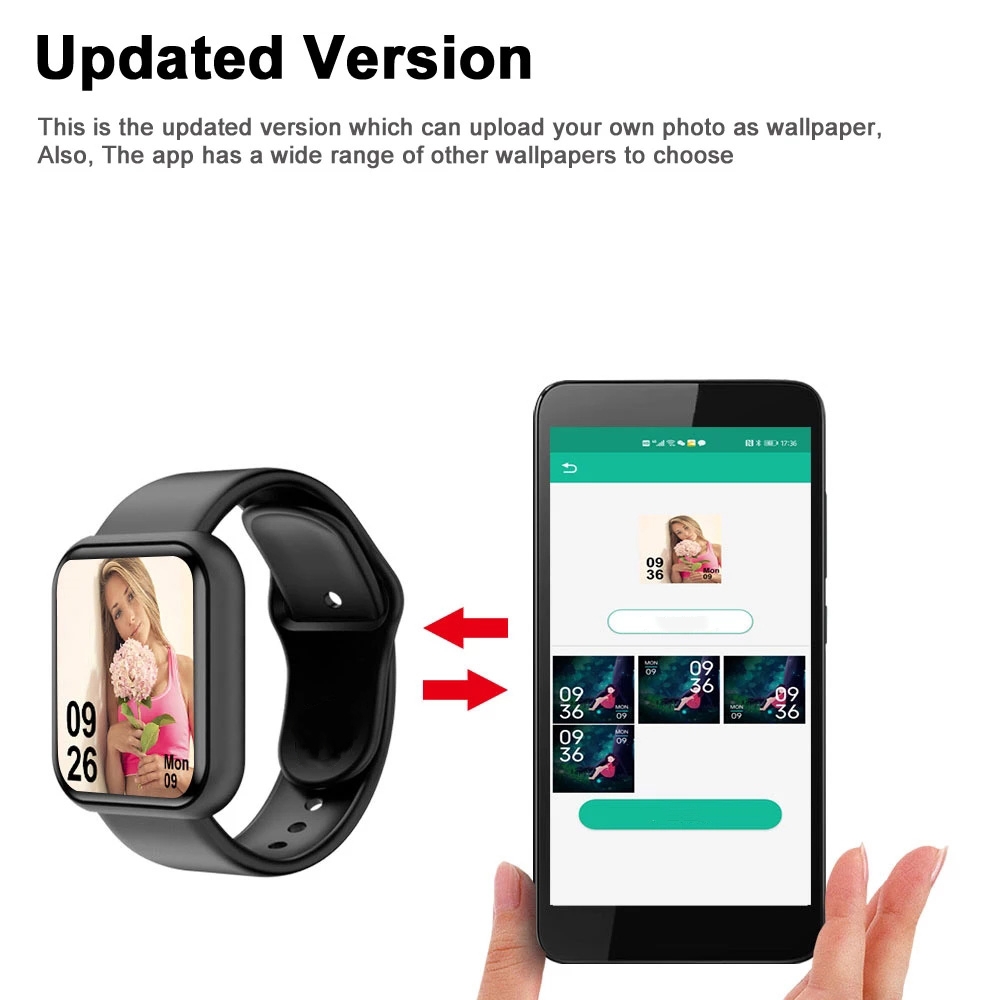 สมาร์ทวอท์ชสําหรับผู้ชายผู้หญิ - Smartwatch Watches Girls บทวิจารณ์และราคา