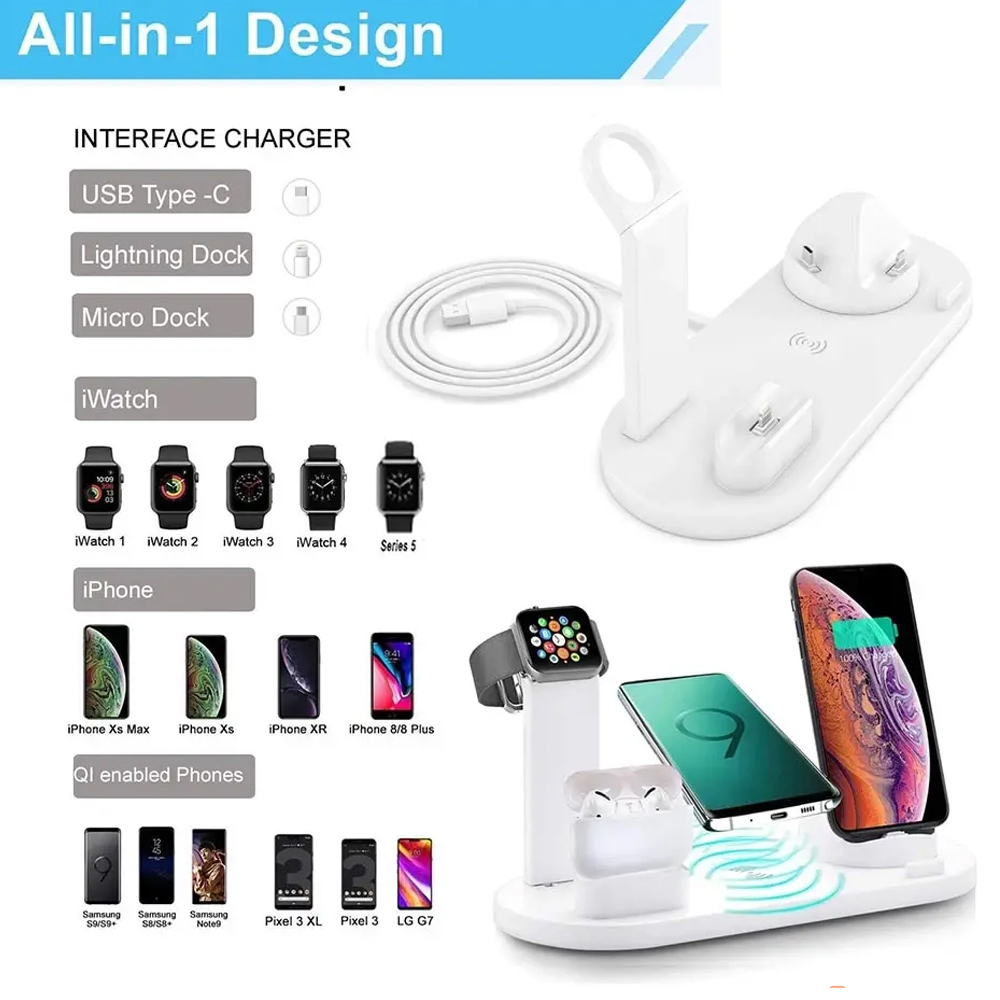 แท่นชาร์จไร้สาย 30W 7 in 1 สำห - Smartwatch Apple Watch บทวิจารณ์และราคา
