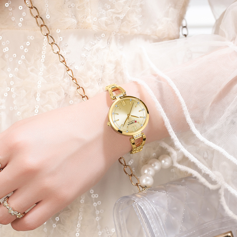 CURREN นาฬิกาผู้หญิงแฟชั่นหรูห - Luxury Ceramic Watch บทวิจารณ์และราคา