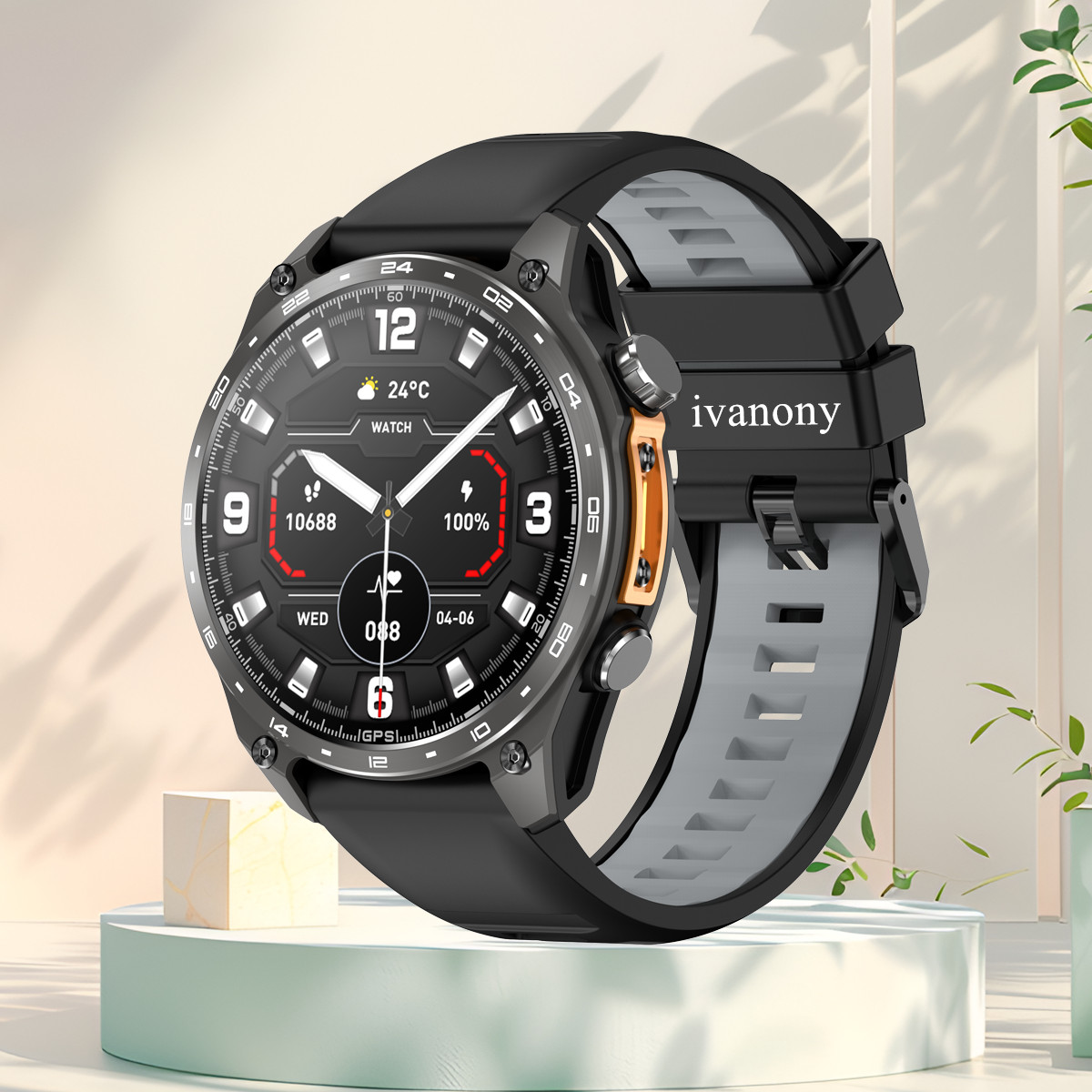 นาฬิกาสมาร์ทวอทช์กันน้ำ 3ATM ส - Smartwatch Watch Whatsapp บทวิจารณ์และราคา