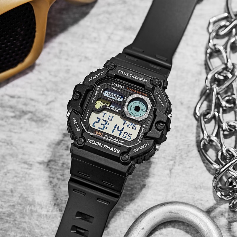 นาฬิกาดิจิตอล Casio WS-1700H ซ - Vintage Digital Watch บทวิจารณ์และราคา