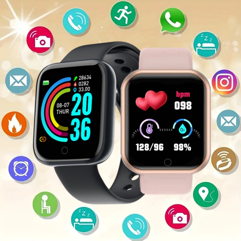 นาฬิกาสมาร์ทวอทช์สายรัดข้อมือฟ - Smartwatch Watches Girls บทวิจารณ์และราคา