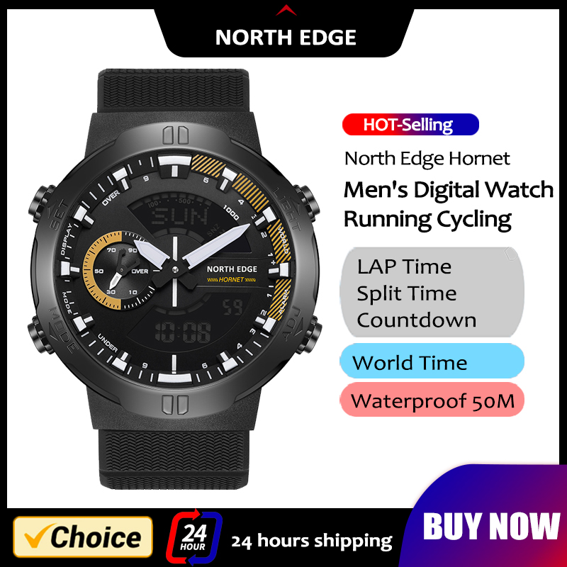 NORTH EDGE Mens สมาร์ทนาฬิกาเว - Smartwatch Army Watches For Men บทวิจารณ์และราคา