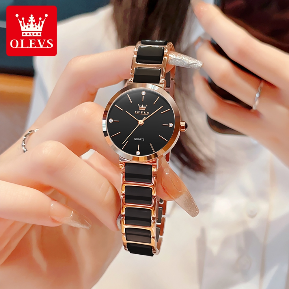 นาฬิกาข้อมือผู้หญิง OLEVS รุ่น - Luxury Ceramic Watch บทวิจารณ์และราคา