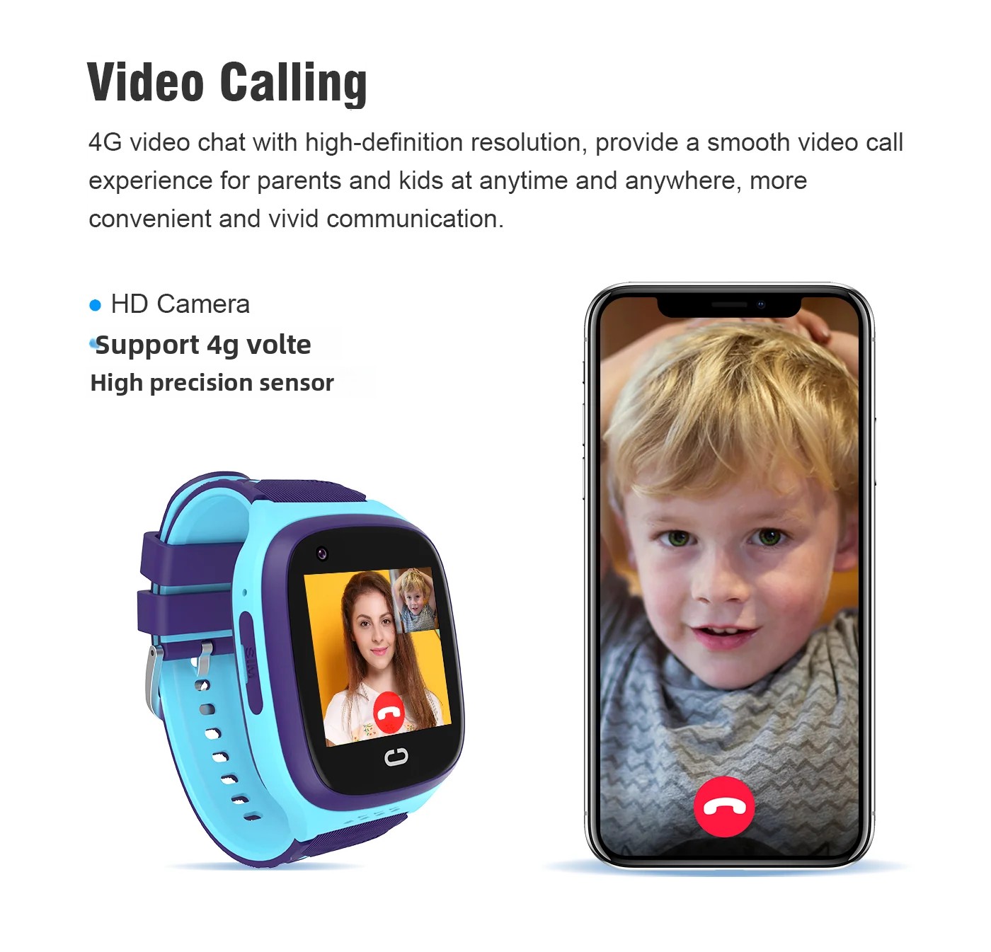 นาฬิกาสมาร์ทวอทช์เด็ก 4G พร้อม - Smartwatch Watches For Kids With Gps บทวิจารณ์และราคา
