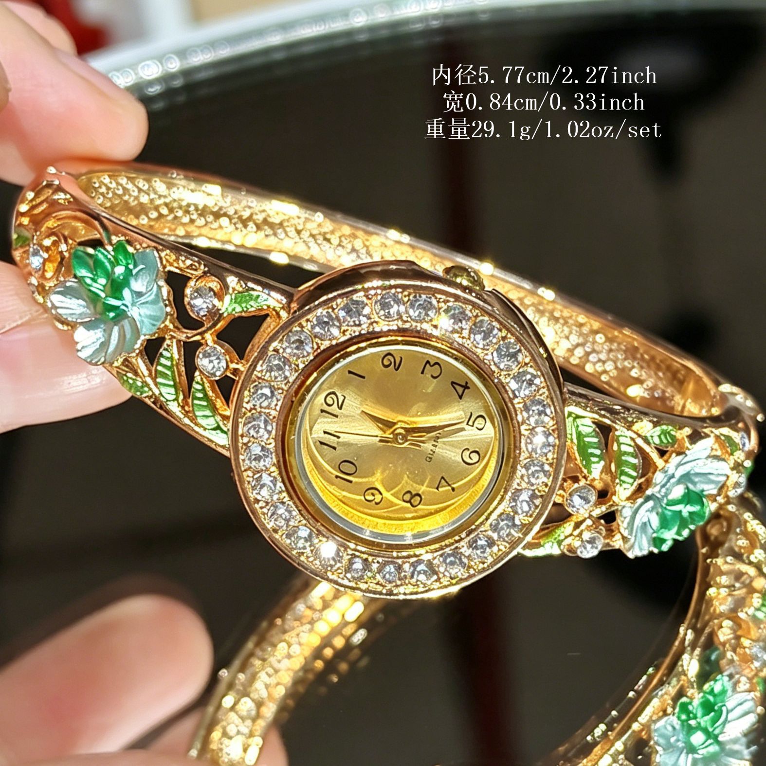 นาฬิกาข้อมือวินเทจเคลือบทองลาย - Vintage Digital Watch บทวิจารณ์และราคา