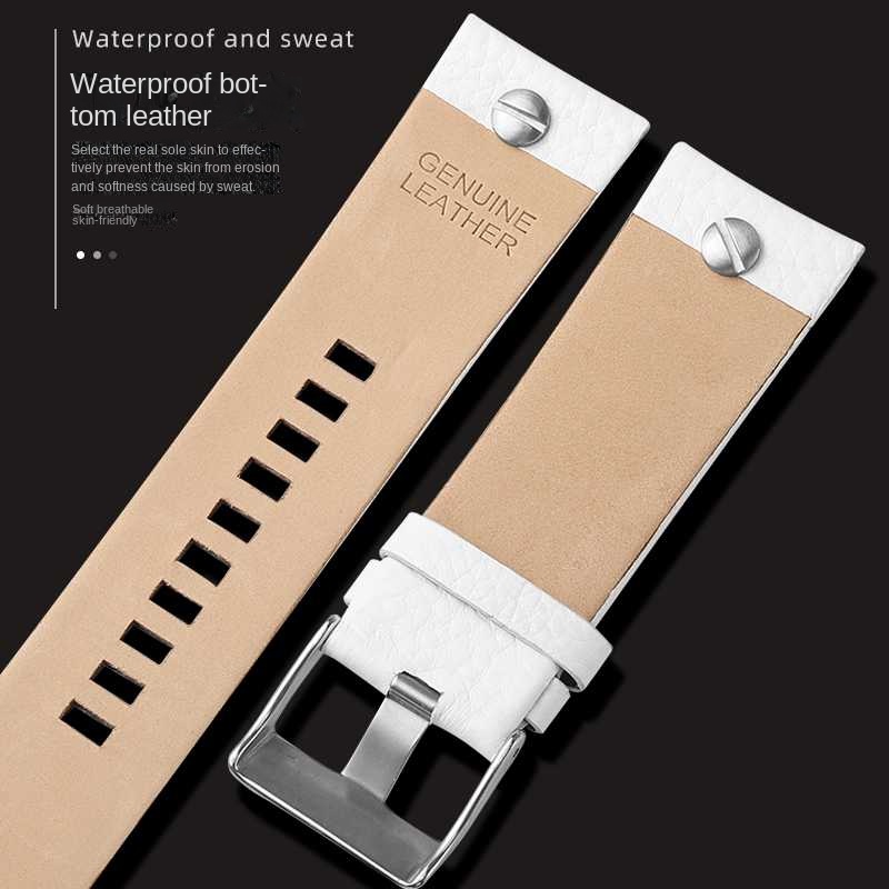 สายนาฬิกาหนังวัว DZ7350 DZ7312 - Diesel Watches Smartwatch บทวิจารณ์และราคา