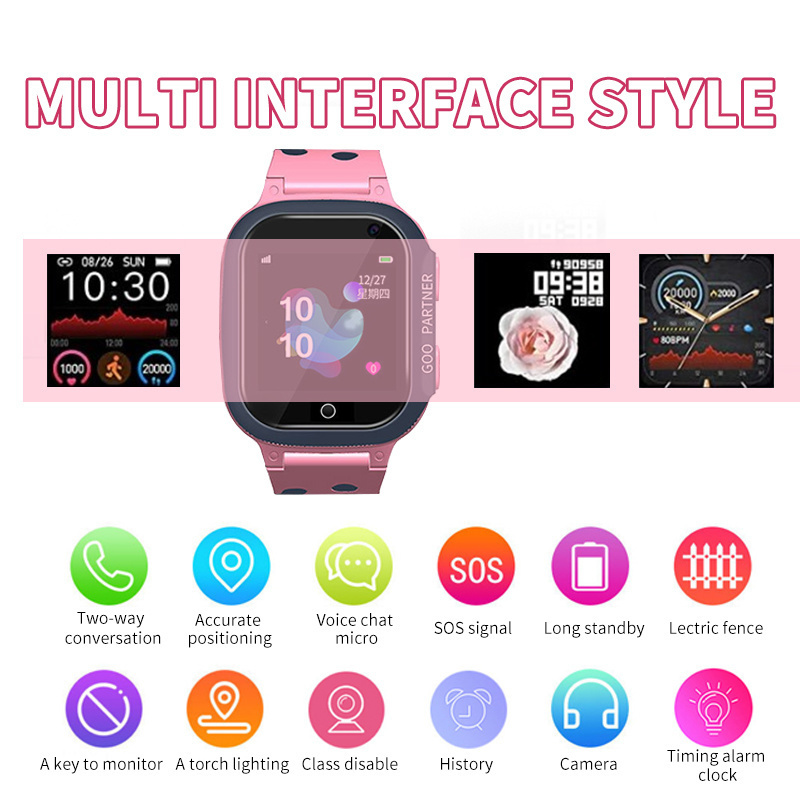 เด็กดูสมาร์ทนาฬิกาอัจฉริยะกันน - Smartwatch Watches Girls บทวิจารณ์และราคา