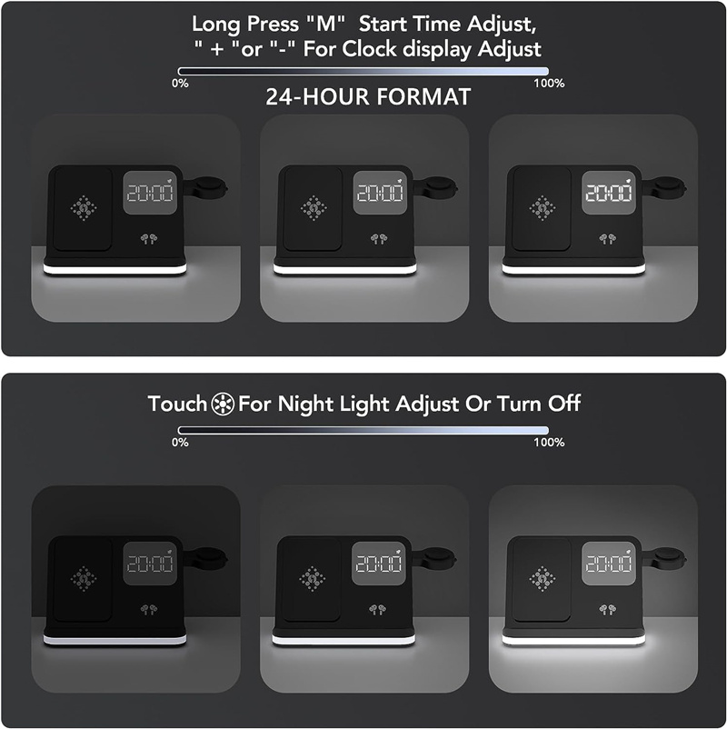 Wireless ChargerสําหรับiPhone  - Smartwatch Apple Watch บทวิจารณ์และราคา